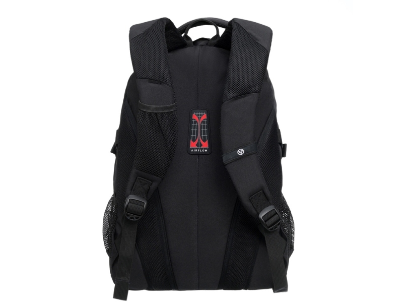Рюкзак TORBER ROCKIT, чёрный, полиэстер, 33х15х45 см, 22 л (Изображение 4)
