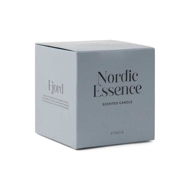 Маленькая ароматическая свеча VINGA Nordic Essence в стекле (Изображение 3)