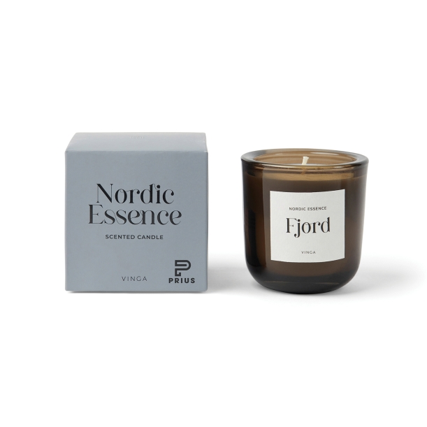 Маленькая ароматическая свеча VINGA Nordic Essence в стекле (Изображение 4)