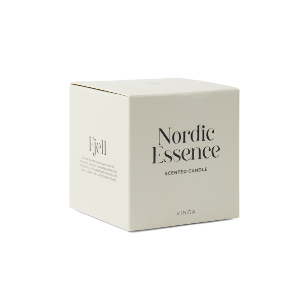 Маленькая ароматическая свеча VINGA Nordic Essence в стекле (Изображение 3)