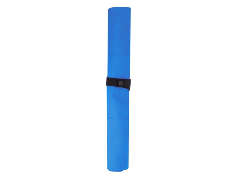 Сумка Fixy из переработанного хлопка 220 г/м2 с фиксирующей лентой (синий)  (Изображение 13)