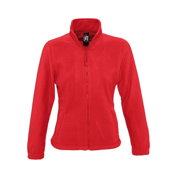 Толстовка женская "North Women", красный_2XL, 100% полиэстер, 300 г/м2 (Изображение 1)