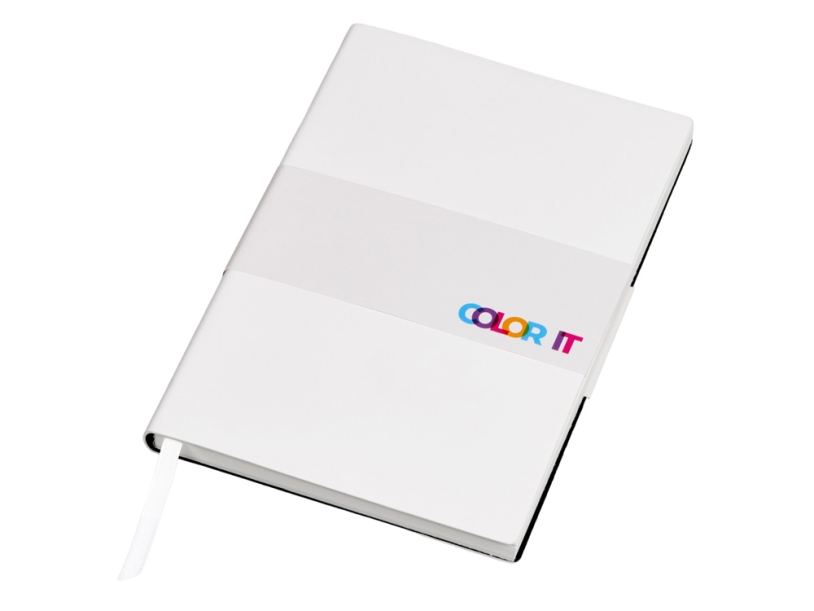 Бизнес-блокнот А5 C1 soft-touch (белый)  (Изображение 6)