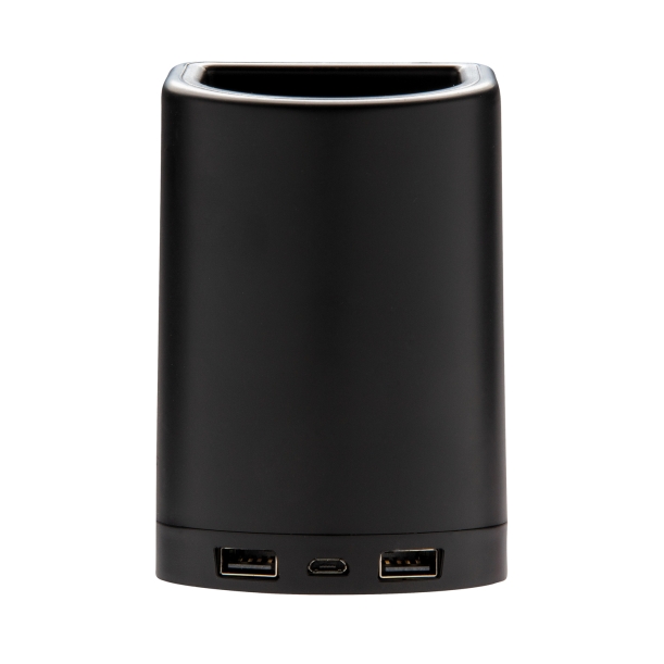 Док-станция Light up для беспроводной зарядки с подставкой для ручек, 5W (Изображение 5)