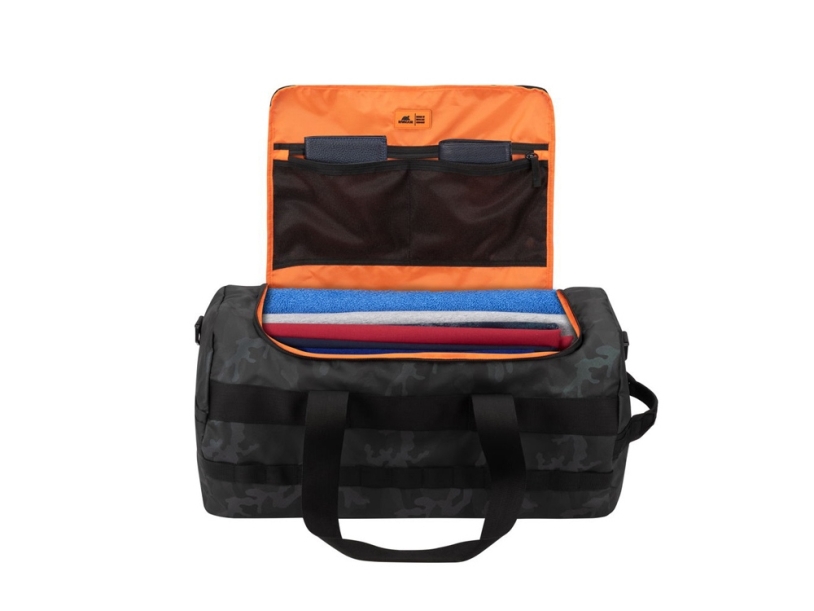 RIVACASE 7642 navy camo 50L дорожная сумка /12 (Изображение 16)