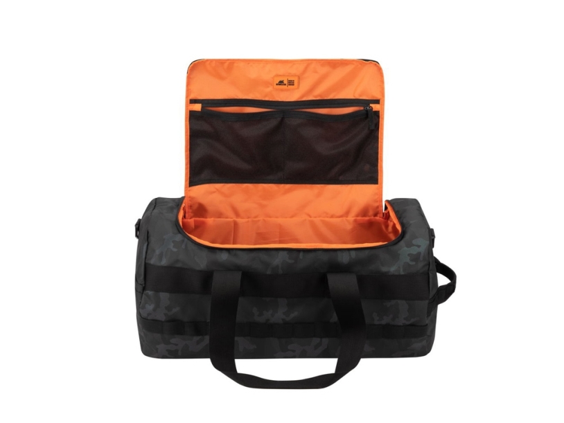 RIVACASE 7642 navy camo 50L дорожная сумка /12 (Изображение 17)