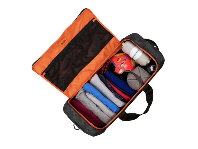 RIVACASE 7643 navy camo 60L дорожная сумка /12 (Изображение 8)