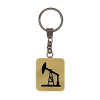 Брелок Нефтяная вышка (золотой с черным) (Изображение 1)