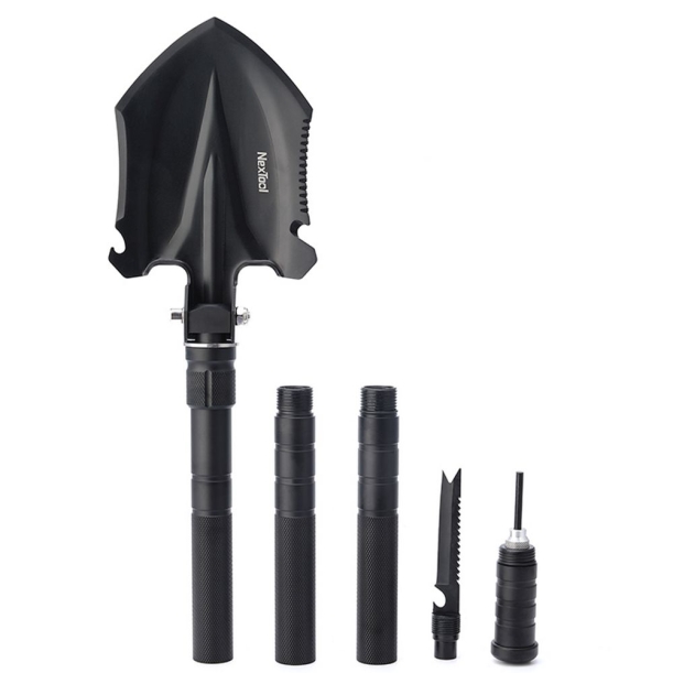Многофункциональная лопата Nextool NE20206, черная (Изображение 1)