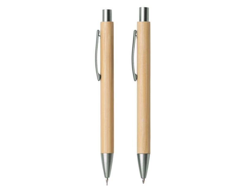 Набор ручка и механический карандаш Tender bamboo, натуральный (Изображение 4)