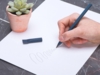 Вечный карандаш из переработанной бумаги Recycled pencil (темно-синий)  (Изображение 4)