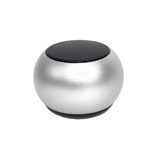 Портативная mini Bluetooth-колонка Sound Burger "Ellipse" серебро (Изображение 1)