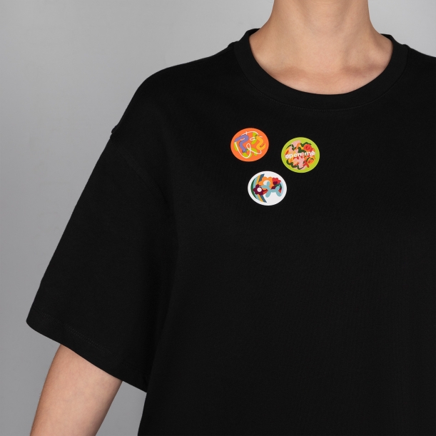 Футболка унисекс KRIS, 100% хлопок, 150 гр., черная, размер XL (Изображение 10)