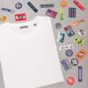 Футболка унисекс KRIS, 100% хлопок, 150 гр., светло-серая, размер M (Изображение 14)