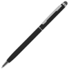 TOUCHWRITER SOFT, ручка шариковая со стилусом для сенсорных экранов, черный/хром, металл/soft-touch (Изображение 1)