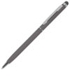TOUCHWRITER SOFT, ручка шариковая со стилусом для сенсорных экранов, серый/хром, металл/soft-touch (Изображение 1)