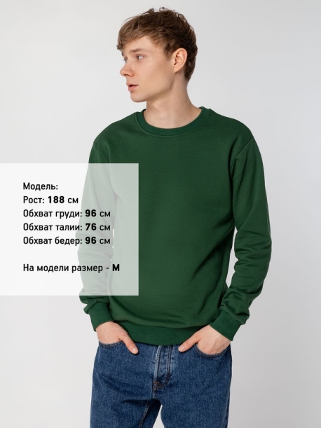 Свитшот Toima Heavy 2.0, темно-зеленый, размер 3XL (Изображение 10)