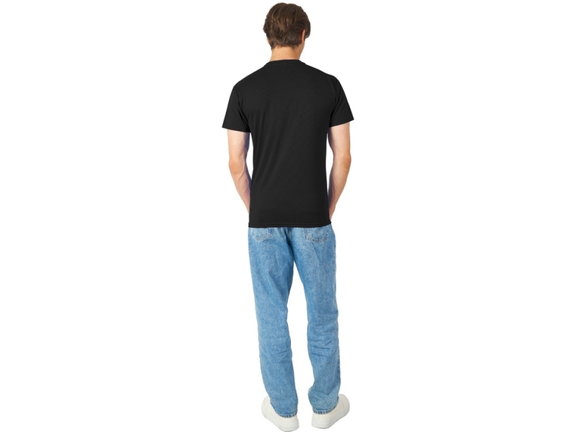 Футболка спортивная Verona мужская (черный) 2XL (Изображение 3)