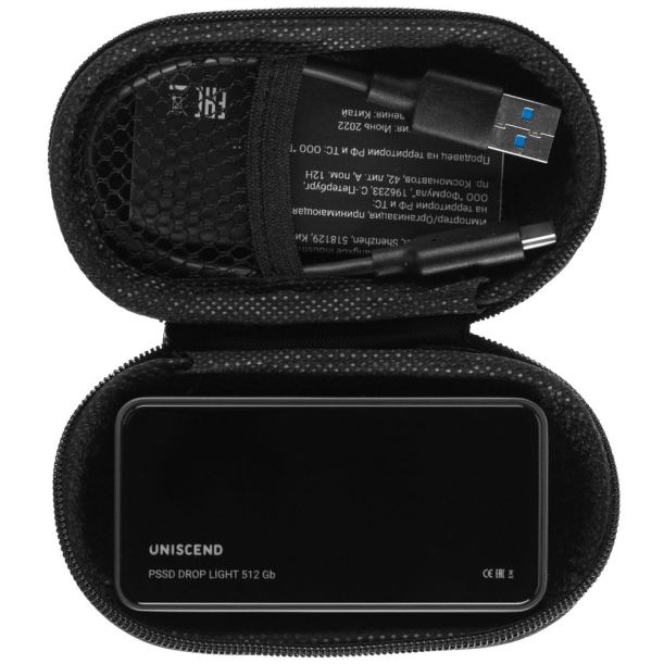 Внешний SSD диск Drop Light, с подсветкой гравировки, 512 Гб (Изображение 5)