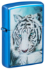 Зажигалка ZIPPO White Tiger с покрытием High Polish Blue, латунь/сталь, синяя, 38x13x57 мм (Изображение 1)