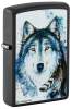 Зажигалка ZIPPO Feed the Good Wolf с покрытием Black Matte, латунь/сталь, черная,матовая,38x13x57 мм (Изображение 1)