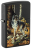 Зажигалка ZIPPO Linda Picken с покрытием Black Matte, латунь/сталь, черная, матовая, 38x13x57 мм (Изображение 1)