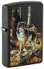 Зажигалка ZIPPO Linda Picken с покрытием Black Matte, латунь/сталь, черная, матовая, 38x13x57 мм (Изображение 1)