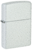Зажигалка ZIPPO Classic с покрытием Glacier, латунь/сталь, белая, матовая, 38x13x57 мм (Изображение 1)