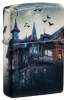 Зажигалка ZIPPO Horror House с покрытием 540 Matte, латунь/сталь, белая, 38x13x57 мм (Изображение 1)
