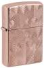 Зажигалка ZIPPO Armor® Hearts с покрытием Rose Gold, латунь/сталь, розовое золото, 38x13x57 мм (Изображение 1)
