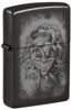 Зажигалка ZIPPO Clown с покрытием High Polish Black, латунь/сталь, черная, глянцевая, 38x13x57 мм (Изображение 1)