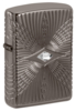 Зажигалка ZIPPO Armor® с покрытием Black Ice®, латунь/сталь, чёрная, 38x13x57 мм (Изображение 1)