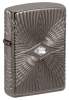 Зажигалка ZIPPO Armor® с покрытием Black Ice®, латунь/сталь, чёрная, 38x13x57 мм (Изображение 1)
