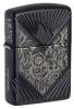 Зажигалка ZIPPO Armor® с покрытием Black Matte, латунь/сталь, чёрная, матовая, 38x13x57 мм (Изображение 1)