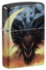 Зажигалка ZIPPO Dragon Design с покрытием Glow In The Dark Green, латунь/сталь, черная, 38x13x57 мм (Изображение 1)