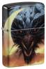 Зажигалка ZIPPO Dragon Design с покрытием Glow In The Dark Green, латунь/сталь, черная, 38x13x57 мм (Изображение 1)