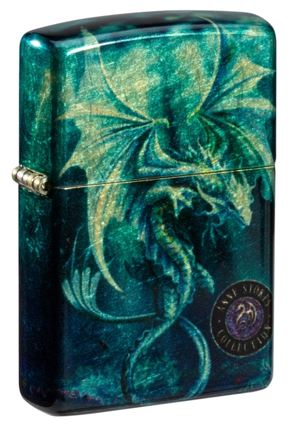 Зажигалка ZIPPO Anne Stokes с покрытием 540 Tumbled Brass, латунь/сталь, разноцветная, 38x13x57 мм (Изображение 1)