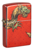Зажигалка ZIPPO Dragon Design с покрытием 540 Tumbled Brass, латунь/сталь, разноцветная, 38x13x57 мм (Изображение 1)