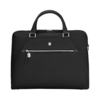 Портфель VICTORINOX Victoria Signature Briefcase, черный, нейлон/кожа, 42x13x30 см, 13 л (Изображение 1)