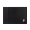 Визитница VICTORINOX Altius Alox с защитой от сканирования RFID, чёрная, натуральная кожа, 8x1x10 см (Изображение 1)