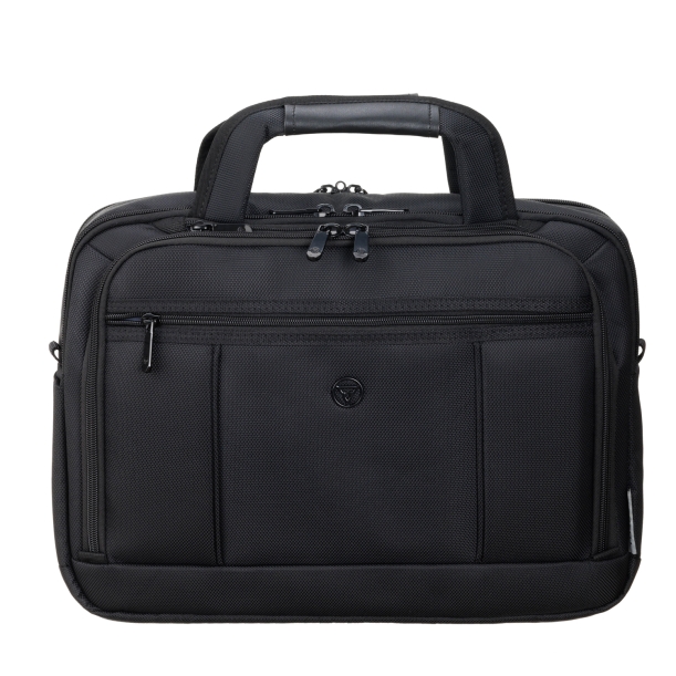 Портфель TORBER VOYAGE для ноутбука 14-16'', черный, баллистический нейлон, 41 x 12 x 30 см, 11 л (Изображение 1)