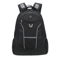 Рюкзак TORBER XPLOR с отделением для ноутбука 15", чёрный, полиэстер 600D, 35x20x47 см, 33л