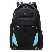 Рюкзак TORBER XPLOR с отделением для ноутбука 15", чёрный, полиэстер 900D, 34x22x46 см, 34л