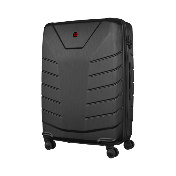 Чемодан WENGER Pegasus, черный, поликарбонат+АБС-пластик, большой, 52х76х30 см, 99 л. (Изображение 1)