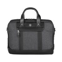 Портфель VICTORINOX Architecture Urban 2 Briefcase 15'', серый, полиэстер/кожа, 42x13x31 см, 16 л