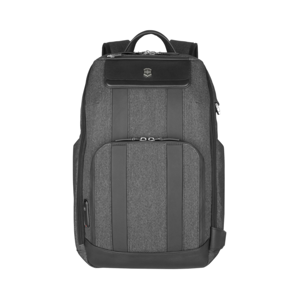Рюкзак VICTORINOX Architecture Urban 2 Deluxe Backpack 15”, серый, полиэстер/кожа, 31x23x46 см, 23 л (Изображение 1)