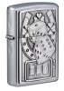 Зажигалка ZIPPO Lucky 7 с покрытием Street Chrome, латунь/сталь, серебристая, 38x13x57 мм (Изображение 1)