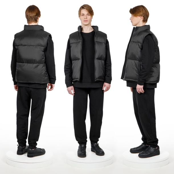 Жилет двусторонний V2, черный, размер XL/XXL (Изображение 7)