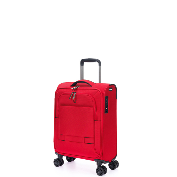 Чемодан TORBER Brosno, красный, нейлон 600D, 36,5 х 20 х 54 см, 32 л (Изображение 1)