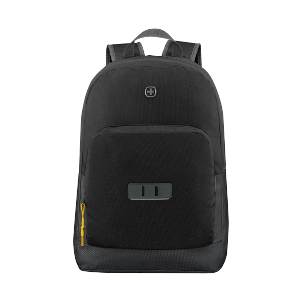 Рюкзак WENGER NEXT 23 Crango 16", чёрный, переработанный ПЭТ, 33х22х46 см, 25л (Изображение 1)